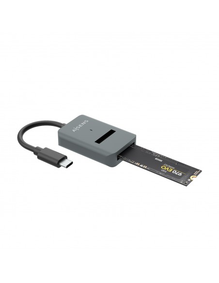 AISENS USB-C Dock M.2 (NGFF) ASUC-M2D012-GR SATA NVMe A USB3.1 Gen2, Gris AISENS USB-C Dock M.2 (NGFF) ASUC-M2D012-GR SATA NVMe A USB3.1 Gen2, Gris