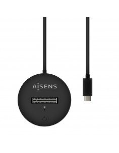 AISENS USB-C Dock M.2 (NGFF) ASUC-M2D013-BK SATA NVMe A USB3.1 Gen2, Negra