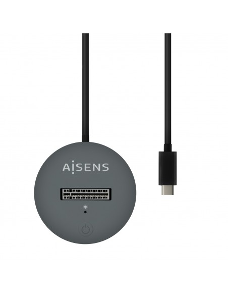 AISENS USB-C Dock M.2 (NGFF) ASUC-M2D014-GR SATA NVMe A USB3.1 Gen2, Gris