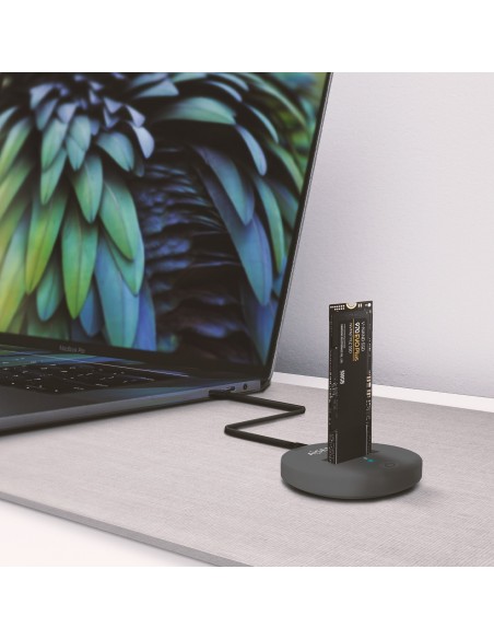 AISENS USB-C Dock M.2 (NGFF) ASUC-M2D014-GR SATA NVMe A USB3.1 Gen2, Gris AISENS USB-C Dock M.2 (NGFF) ASUC-M2D014-GR SATA NVMe A USB3.1 Gen2, Gris