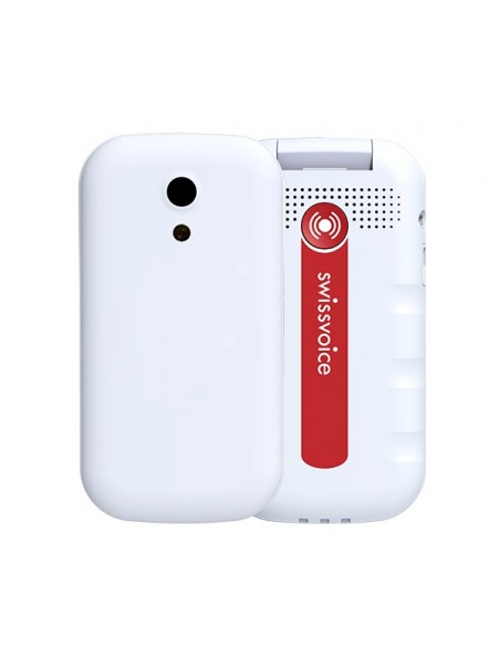 SwissVoice S24 6,1 cm (2.4") Blanco Teléfono para personas mayores