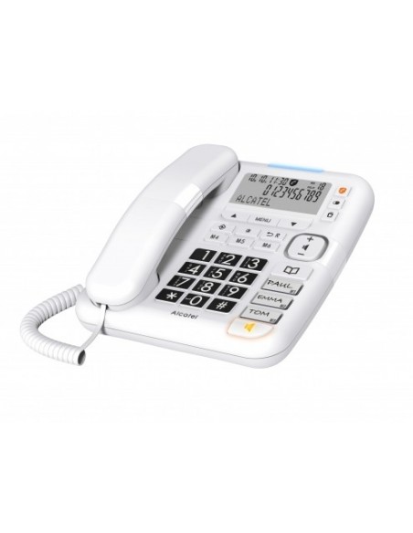 Alcatel TMAX 70 Teléfono DECT analógico Identificador de llamadas Blanco