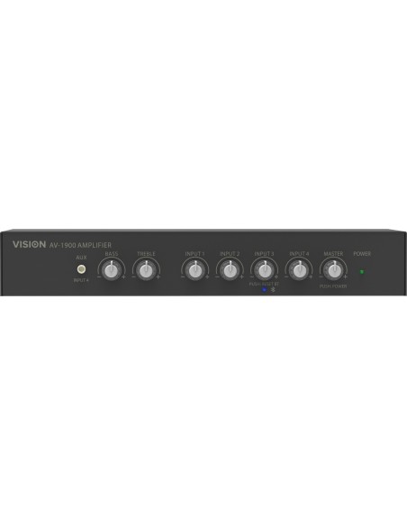 Vision AV-1900 amplificador de audio Hogar Negro