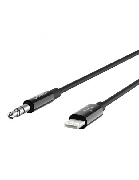 Belkin AV10172BT03-BLK cable de audio 0,9 m 3,5mm Negro