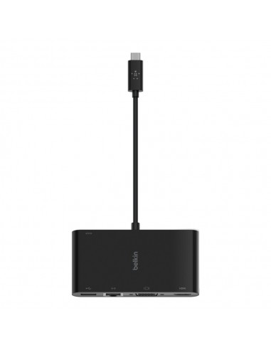 Belkin AVC004BTBK base para portátil y replicador de puertos USB 3.2 Gen 1 (3.1 Gen 1) Type-C Negro