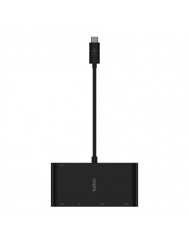 Belkin AVC004BTBK base para portátil y replicador de puertos USB 3.2 Gen 1 (3.1 Gen 1) Type-C Negro