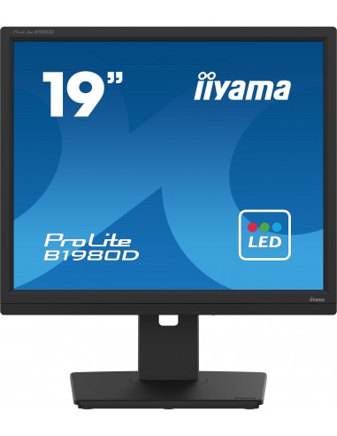 iiyama ProLite B1980D-B5 pantalla para PC 48,3 cm (19") 1280 x 1024 Pixeles SXGA LCD Negro