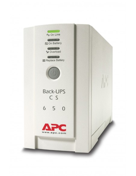 APC Back-UPS sistema de alimentación ininterrumpida (UPS) En espera (Fuera de línea) o Standby (Offline) 0,65 kVA 400 W 4