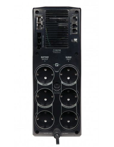 APC Back-UPS Pro sistema de alimentación ininterrumpida (UPS) Línea interactiva 1,5 kVA 865 W 6 salidas AC