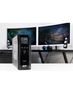APC BACK UPS PRO BR 1200VA sistema de alimentación ininterrumpida (UPS) Línea interactiva 1,2 kVA 720 W 8 salidas AC 2