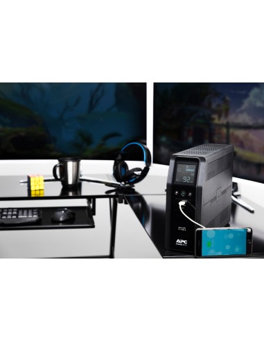 APC BACK UPS PRO BR 1200VA sistema de alimentación ininterrumpida (UPS) Línea interactiva 1,2 kVA 720 W 8 salidas AC