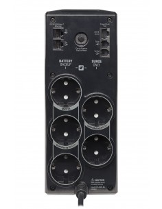 APC Back-UPS Pro sistema de alimentación ininterrumpida (UPS) Línea interactiva 0,9 kVA 540 W 5 salidas AC 2