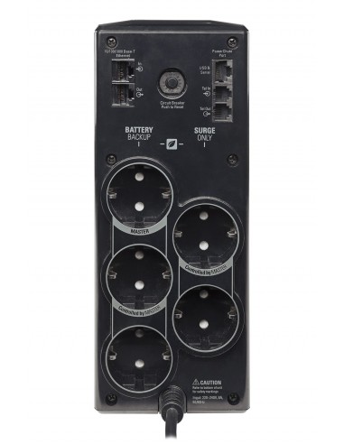 APC Back-UPS Pro sistema de alimentación ininterrumpida (UPS) Línea interactiva 0,9 kVA 540 W 5 salidas AC