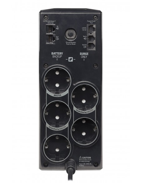 APC Back-UPS Pro sistema de alimentación ininterrumpida (UPS) Línea interactiva 0,9 kVA 540 W 5 salidas AC