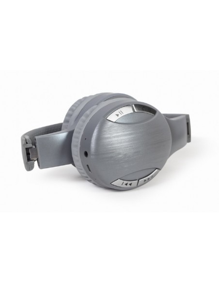 Gembird BTHS-01-SV auricular y casco Auriculares Inalámbrico y alámbrico Diadema Llamadas Música MicroUSB Bluetooth Plata