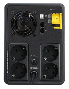 APC BX1600MI-GR sistema de alimentación ininterrumpida (UPS) Línea interactiva 1,6 kVA 900 W 4 salidas AC 2