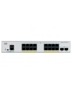 Cisco Catalyst C1000-16FP-2G-L switch Gestionado L2 Gigabit Ethernet (10 100 1000) Energía sobre Ethernet (PoE) Gris
