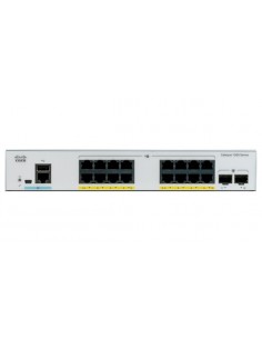 Cisco Catalyst C1000-16P-2G-L switch Gestionado L2 Gigabit Ethernet (10 100 1000) Energía sobre Ethernet (PoE) Gris