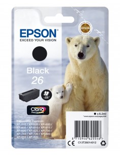 Epson Polar bear Cartucho 26 negro