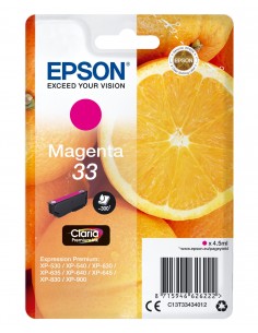 Epson Oranges Singlepack Magenta 33 Claria Premium Ink