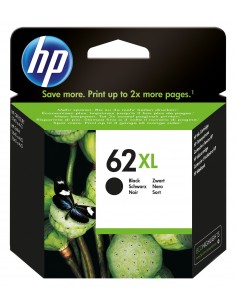 HP Cartucho de tinta original 62XL de alta capacidad negro