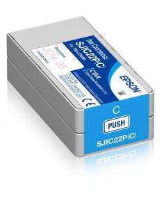 Epson SJIC22P(C)  Ink cartridge for ColorWorks C3500 (Cyan)