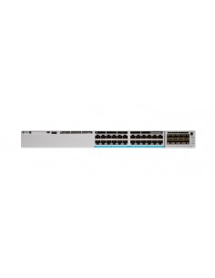 Cisco Catalyst C9300-24T-A switch Gestionado L2 L3 Gigabit Ethernet (10 100 1000) Energía sobre Ethernet (PoE) 1U Gris