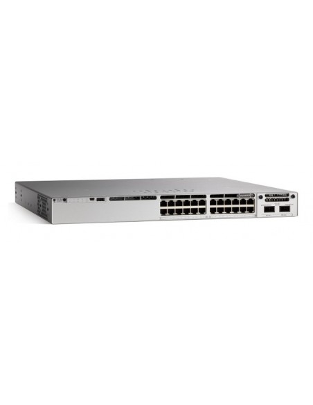 Cisco Catalyst C9300-24T-A switch Gestionado L2 L3 Gigabit Ethernet (10 100 1000) Energía sobre Ethernet (PoE) 1U Gris