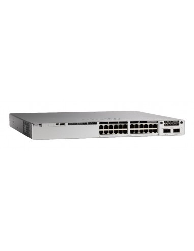 Cisco Catalyst C9300-24UX-E switch Gestionado L2 L3 10G Ethernet (100 1000 10000) Energía sobre Ethernet (PoE) 1U Gris