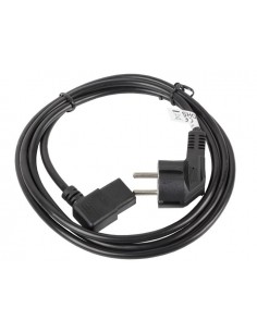 Lanberg CA-C13C-12CC-0018-BK cable de transmisión Negro 2 m C13 acoplador CEE7 7 2