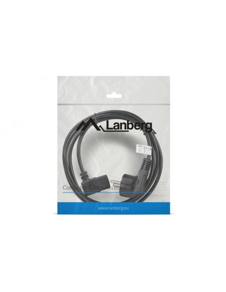 Lanberg CA-C13C-12CC-0018-BK cable de transmisión Negro 2 m C13 acoplador CEE7 7