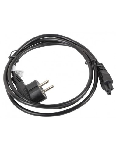 Lanberg CA-C5CA-11CC-0018-BK cable de transmisión Negro 1,8 m CEE7 7 C5 acoplador