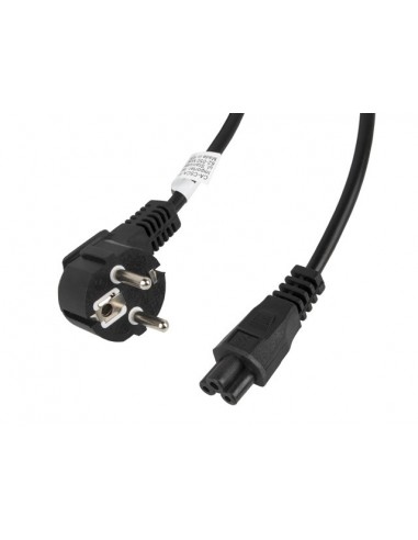 Lanberg CA-C5CA-11CC-003-BK cable de transmisión Negro 3 m C5 acoplador CEE7 7