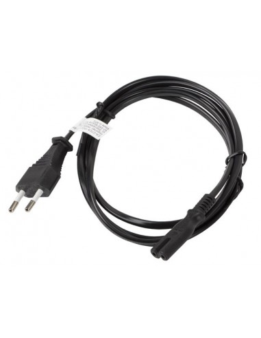 Lanberg CA-C7CA-10CC-0030-BK cable de transmisión Negro 3 m C7 acoplador CEE7 16