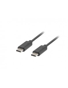 Lanberg CA-CMCM-10CU-0010-BK cable USB 1 m USB 2.0 USB C Negro