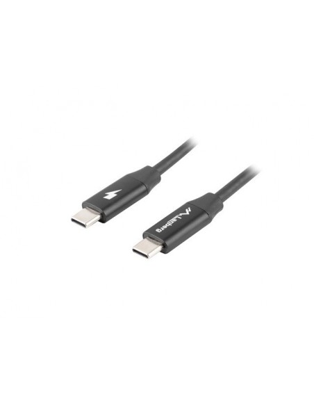 Lanberg CA-CMCM-40CU-0005-BK cable USB 0,5 m USB 2.0 USB C Negro