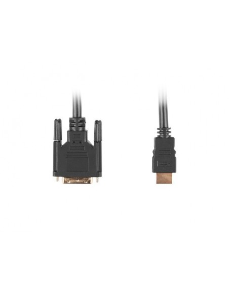 Lanberg CA-HDDV-10CC-0018-BK adaptador de cable de vídeo 1,8 m HDMI tipo A (Estándar) DVI-D Negro