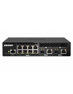 QNAP QSW-M2108R-2C switch Gestionado L2 2.5G Ethernet (100 1000 2500) Energía sobre Ethernet (PoE) Negro