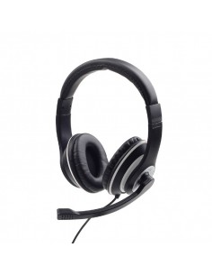 Gembird MHS-03-BKWT auricular y casco Auriculares Alámbrico Diadema Juego Negro
