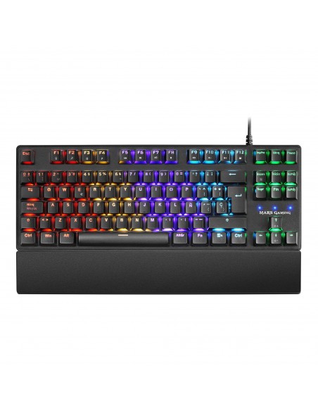 Mars Gaming MKXTKLBES Teclado Mecánico Ultra-compacto TKL RGB Reposamuñecas Switch OUTEMU SQ Azul Idioma Español Mars Gaming MKXTKLBES Teclado Mecánico Ultra-compacto TKL RGB Reposamuñecas Switch OUTEMU SQ Azul Idioma Español