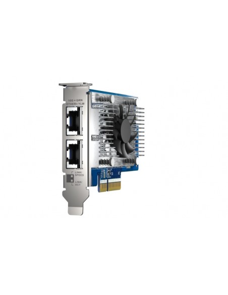 QNAP QXG-10G2T-X710 adaptador y tarjeta de red Interno Ethernet 1000 Mbit s