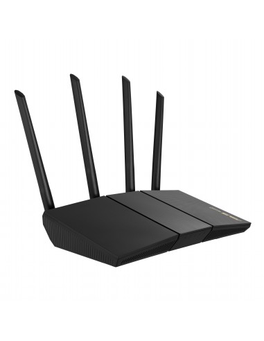 ASUS RT-AX57 router inalámbrico Gigabit Ethernet Doble banda (2,4 GHz   5 GHz) Negro