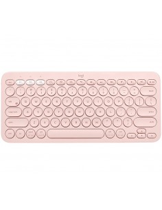 Logitech K380 Multi-Device Bluetooth® Keyboard teclado Suizo Rosa
