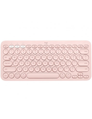 Logitech K380 Multi-Device Bluetooth® Keyboard teclado Suizo Rosa