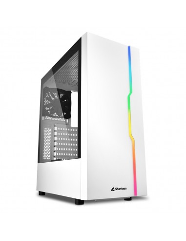 Sharkoon RGB Slider Midi Tower Blanco