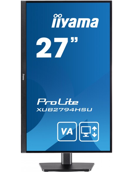 iiyama ProLite XUB2794HSU-B1 pantalla para PC 68,6 cm (27") 1920 x 1080 Pixeles Full HD LCD Negro