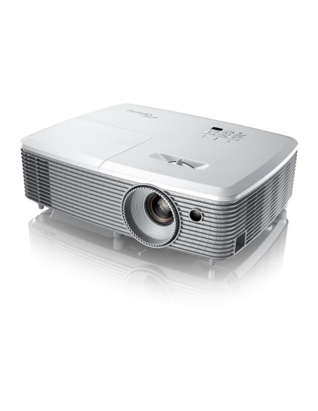Optoma EH338 videoproyector Proyector de alcance estándar 3800 lúmenes ANSI DLP 1080p (1920x1080) 3D Plata