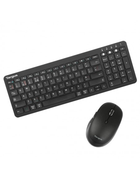 Targus BUS0421UK teclado Ratón incluido RF Wireless + Bluetooth QWERTY Inglés internacional Negro