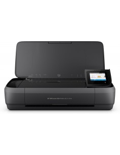 HP OfficeJet Impresora multifunción portátil 250, Color, Impresora para Oficina pequeña, Impresión, copia, escáner, AAD de 10