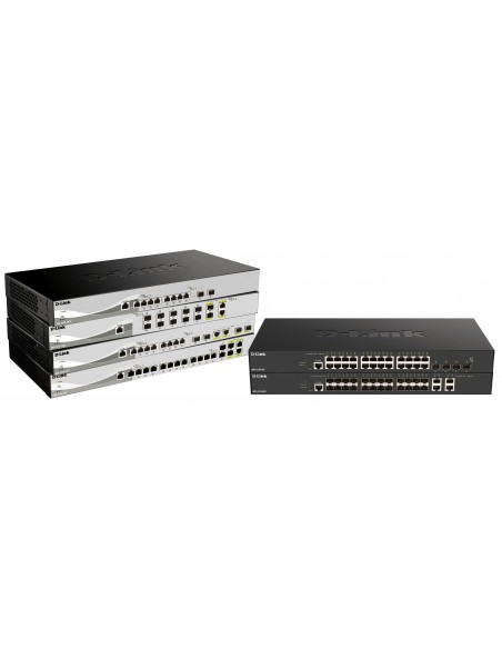 D-Link DXS-1210-16TC E switch Gestionado L2 10G Ethernet (100 1000 10000) Gris